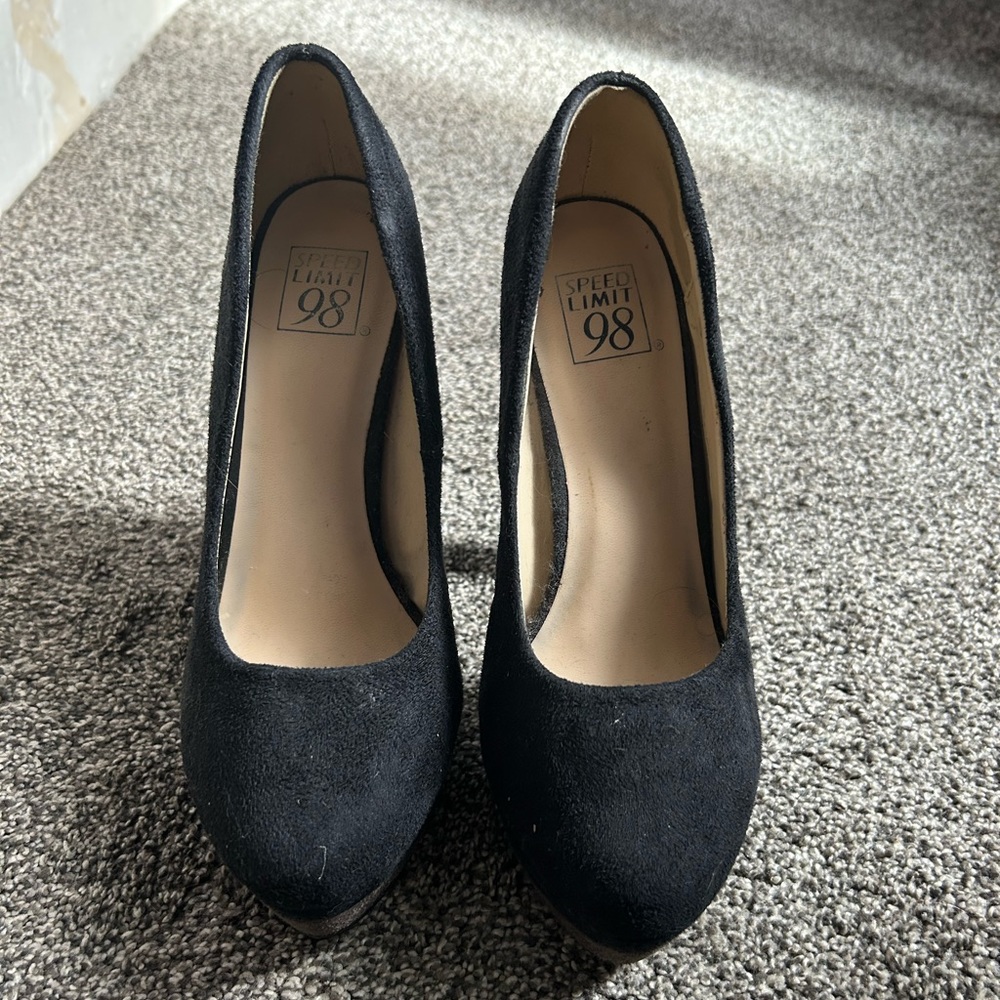 Black heels